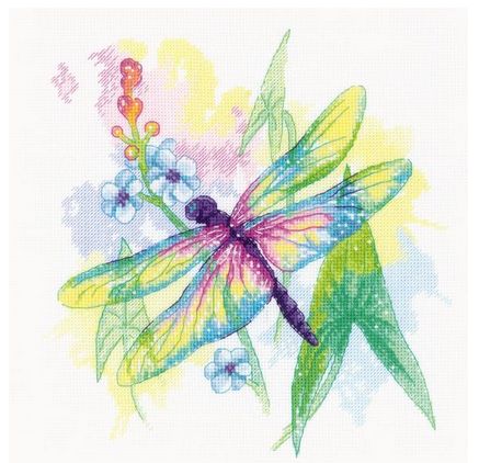RIOLIS Counted Cross Stitch Kit 9.75&quot;X9.75&quot; Rainbow Beauty