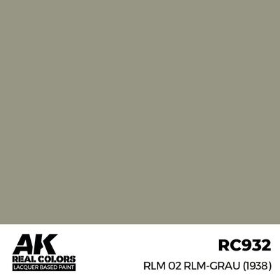 AK Interactive Real Colors RLM 02 Grau (1938) 17ml