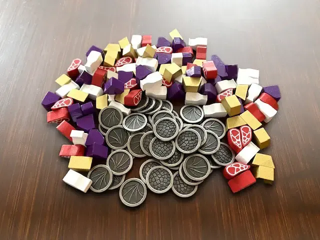 Wyrmspan upgrade pack(metal coins &amp; wooden resources)