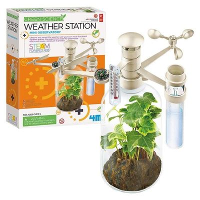 4M Weather Station Mini Observatory Green Science Kit