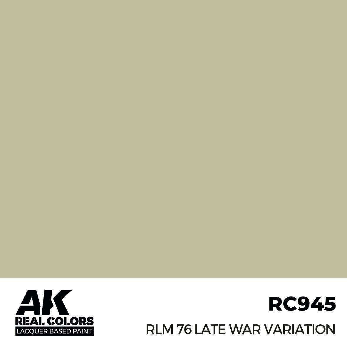 AK Interactive Real Colors RLM 76 Late War Variation 17ml