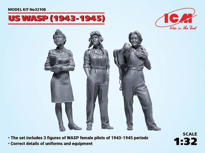 ICM Models 1/32 1943-1945 US WASP with 3 Figures