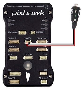 RadioLink PIXHAWK Power Module + Safety Switch