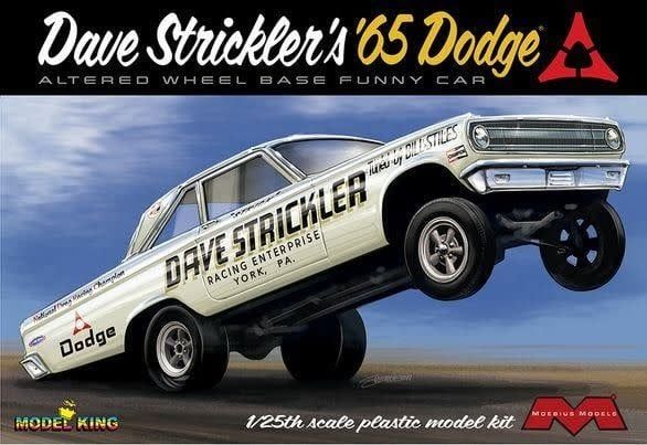 Moebius 1/25 1965 Dave Strickler Dodge Altered Wheel Base