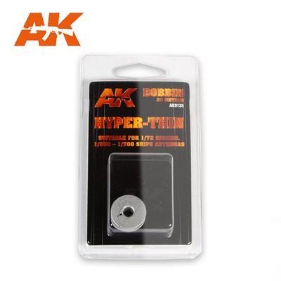 AK Interactive 1/72 20m/66ft Elastic Rigging Bobbin Hyper Thin
