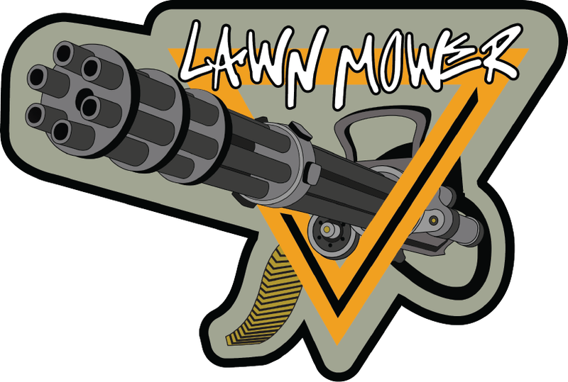 Goat Guns Lawn Mower Patch