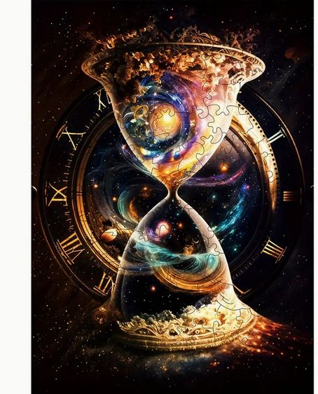 PM Hobbycraft Time Theme Challenging Wooden Timer puzzle