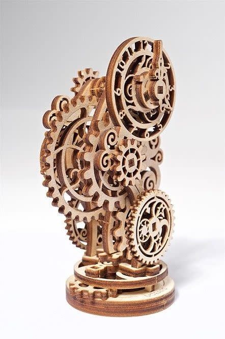 UGears 3D Wooden Puzzle Steampunk Clock 2.0 Mini-model 40 piece