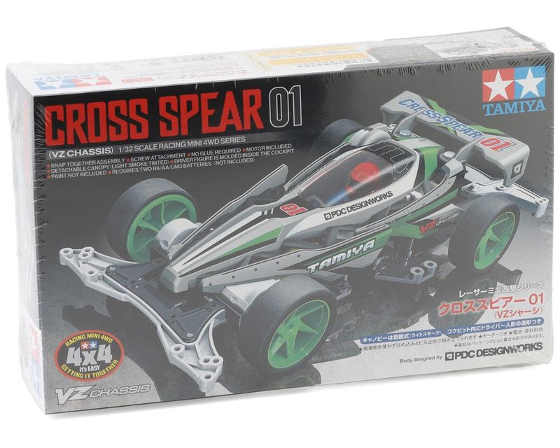 Tamiya Cross Spear 01 VZ Chassis Mini 4WD Kit
