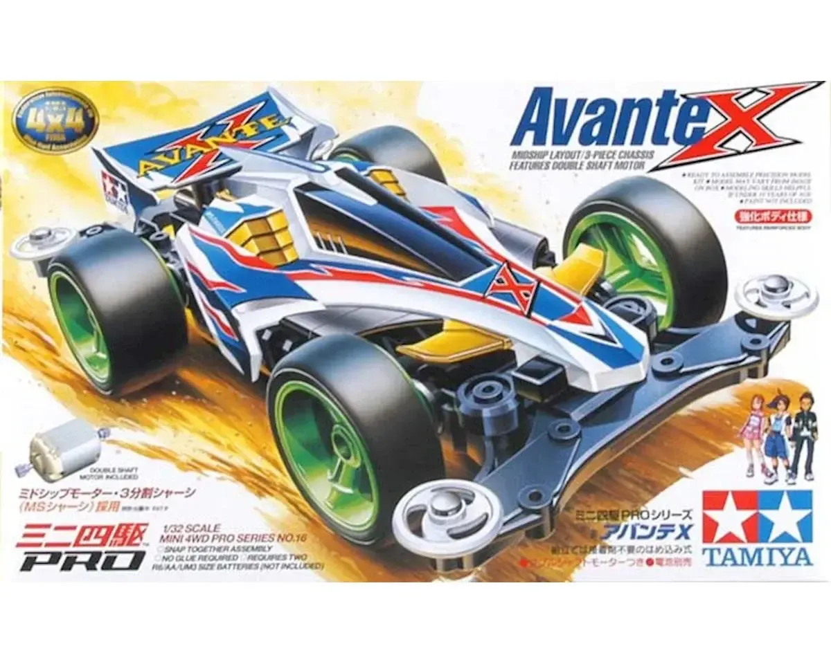 Tamiya JR Avante X MS Chassis Mini 4WD Kit
