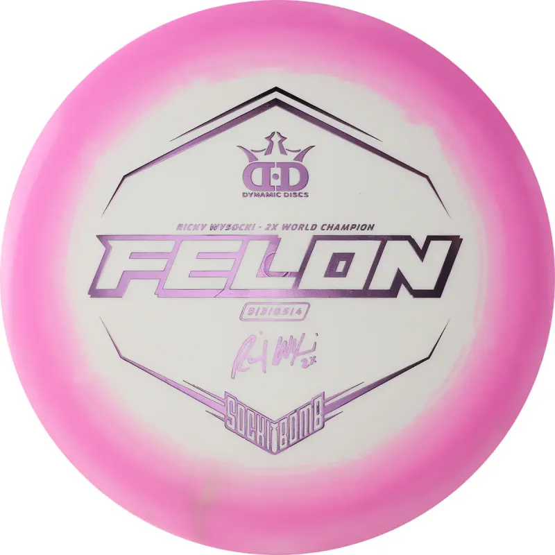 Dynamic Discs Fuzion Orbit Felon (Ricky Wysocki - Sockibomb) Fairway Driver
