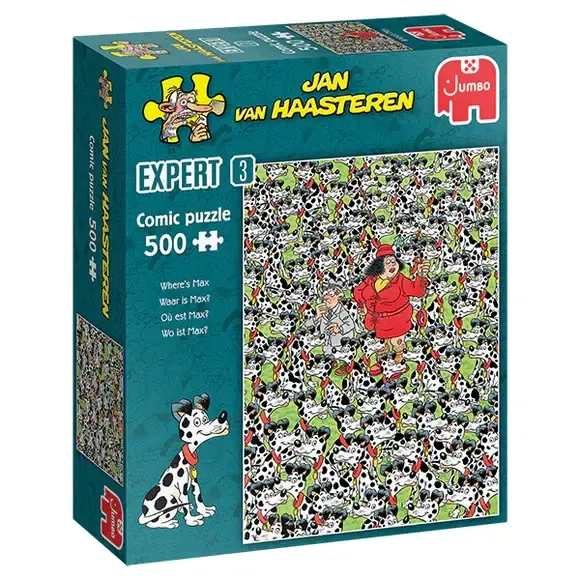 Jumbo Puzzles Where's Max? JVH 500 piece