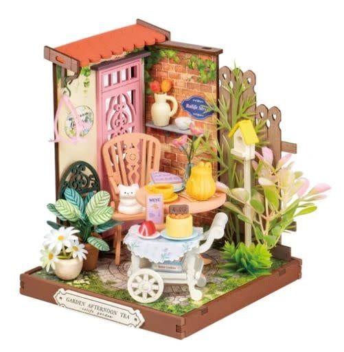 Robotime Rolife Fancy Tea Yard DIY Miniature House Kit