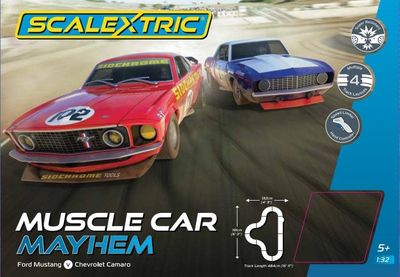 Scalextric MUSCLE CAR MAYHEM SET