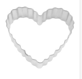 McCall's Bakers 3.5in Heart Fluted Cookie Cutter