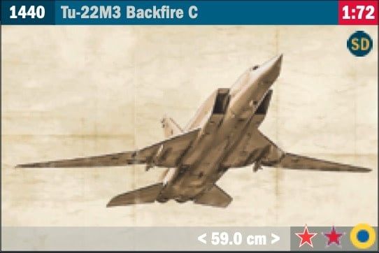 Italeri 1/72 Tu-22 M2 Backfire B