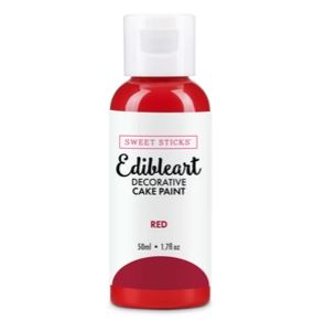 Sweet Sticks 50ml Edibleart Paint Red