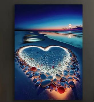 PM Hobbycraft  Love Beach Wooden Puzzle