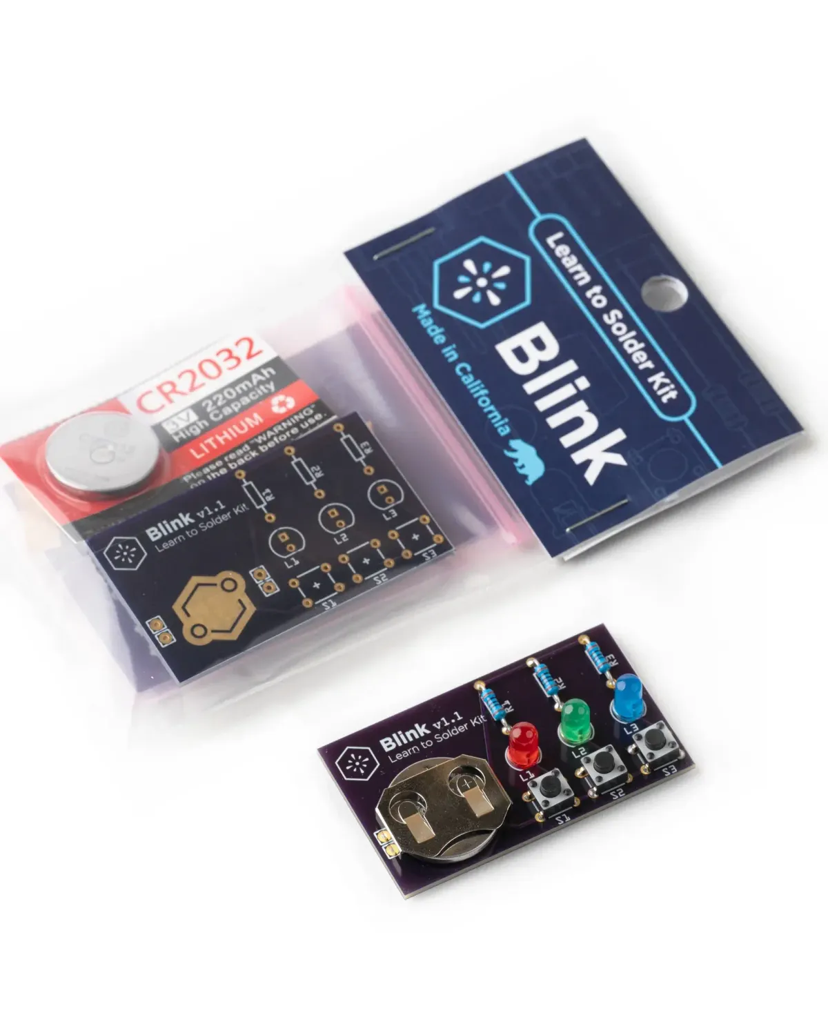 Learn To Solder Kits Blink Kit