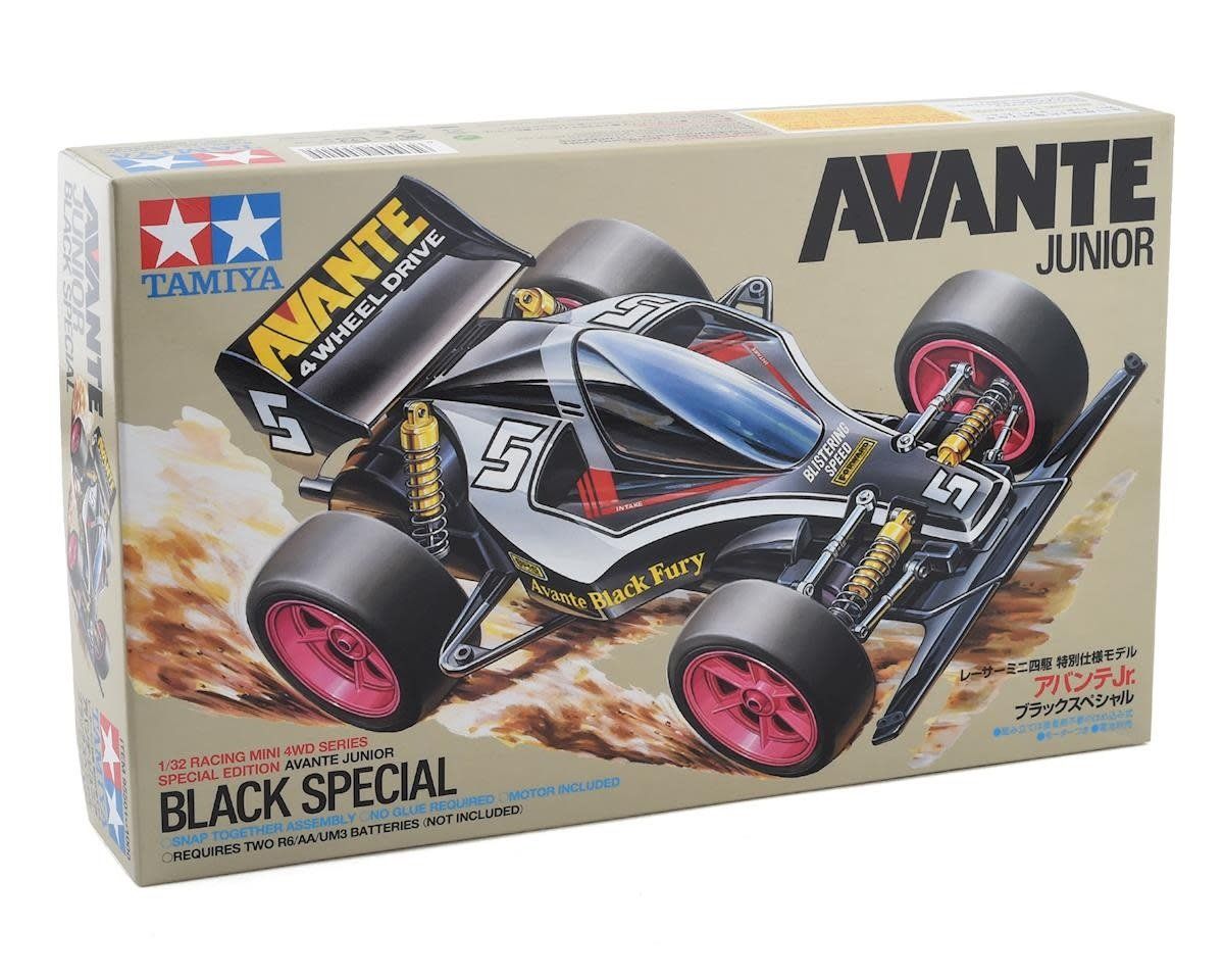 Tamiya JR Avante Black Special Edition Type 2 Chassis Mini 4WD Kit