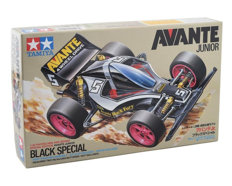 Tamiya JR Avante Black Special Edition Type 2 Chassis Mini 4WD Kit