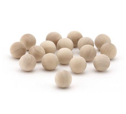 Hygloss Products Wood Balls 18/Pkg 0.75"