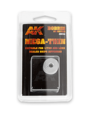 AK Interactive 1/700 20m/66ft Elastic Rigging Bobbin Mega Thin