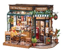 Robotime Rolife Tipsy Restaurant DIY Miniature House Kit