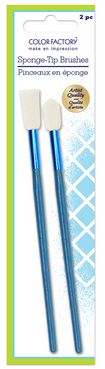 Colorfactory 11.5cm Assorted Sponge-Tip Applicator Brushes 2pc