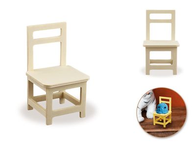 MultiCraft Wood Craft 3x2.8x5.5in DIY Mini Chair