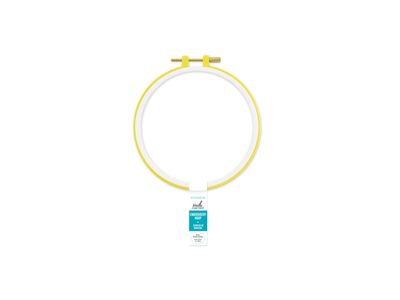 Needle Crafter 6.4" Plastic Embroidery Hoop w/Brass Clamp