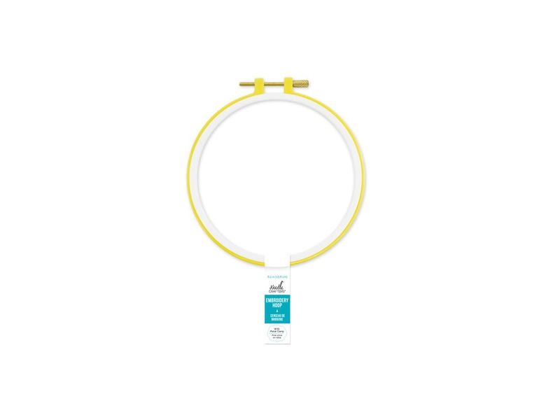 Needle Crafter 6.4&quot; Plastic Embroidery Hoop w/Brass Clamp
