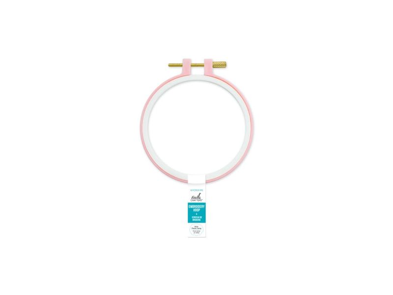Needle Crafter 4&quot; Plastic Embroidery Hoop w/Brass Clamp