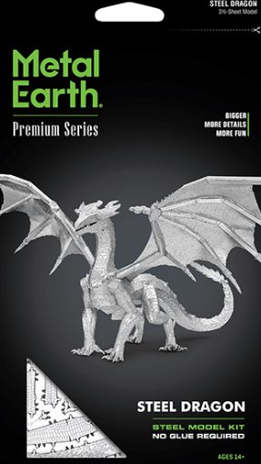 Metal Earth 3D Metal Puzzle Steel Dragon
