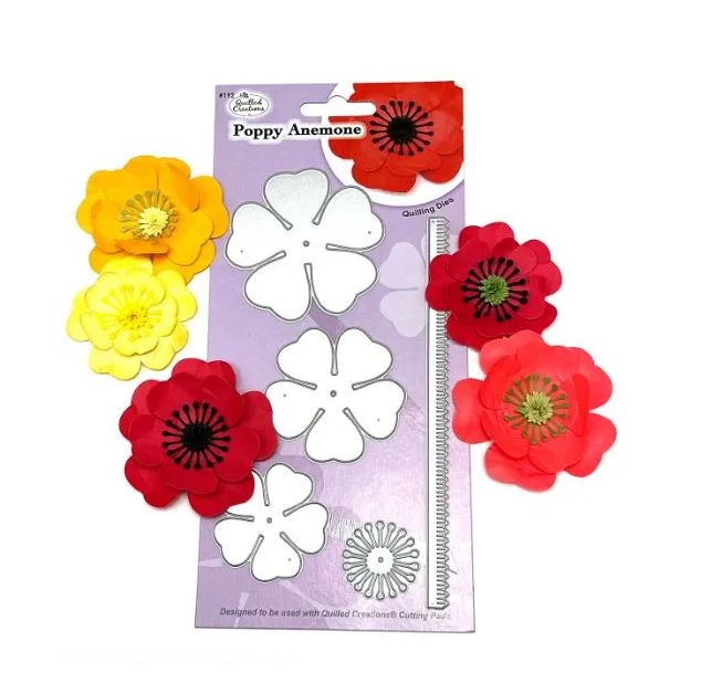 Quilled Creations Poppy Anemone Quilling Dies