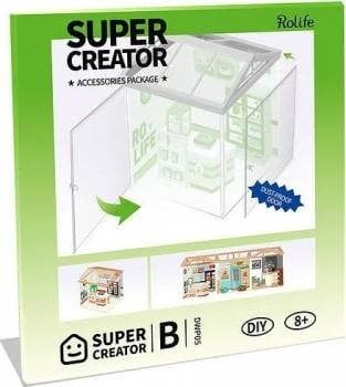 Robotime Rolife Dust Proof Door for Super Creator Super Store