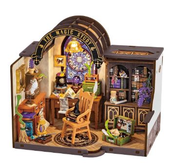 Robotime Rolife The Magic Study DIY Miniature House Kit