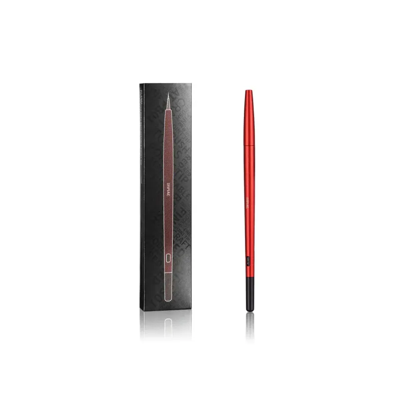 Dspiae  Aluminium Alloy Interchangeable Fine Tip Brush Red