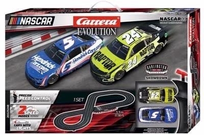 Carrera Evolution 1/32 NASCAR Darlington Showdown Slot Car and Track Set