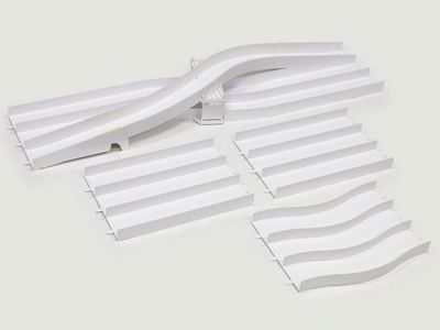 Tamiya Japan Cup Junior Circuit Lane Change &amp; Extension Set, White