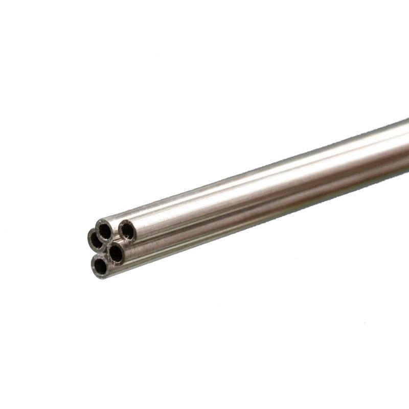 K&amp;S Engineering  Round Aluminum Tube: 3/32" OD x 0.014" Wall x 36" Long