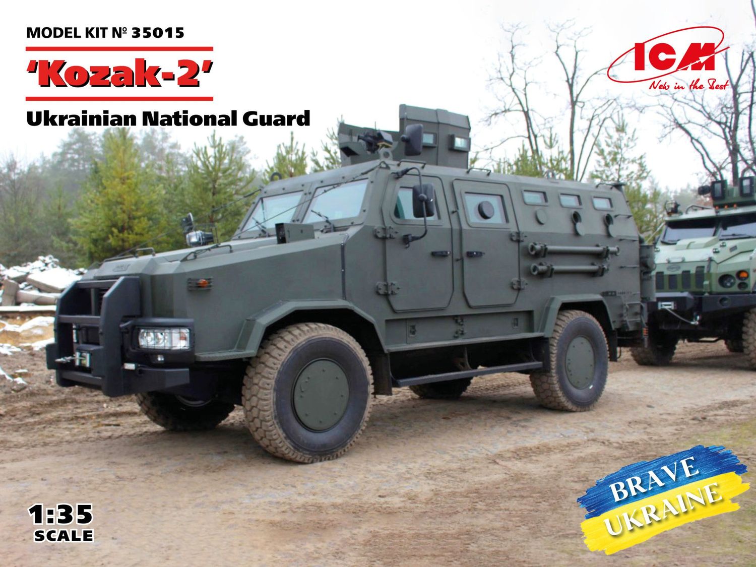 Icm 1/35 'Kozak 2' Ukrainian National Guard, Vehicle