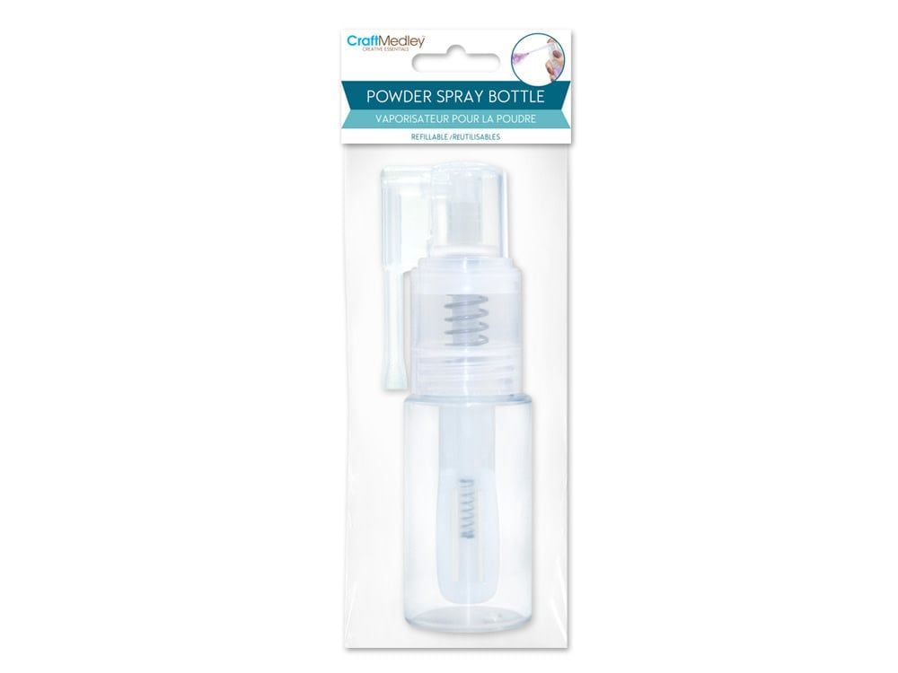 CraftMedley 35ml Spray Bottle for Powder Refillable with Screw Top
