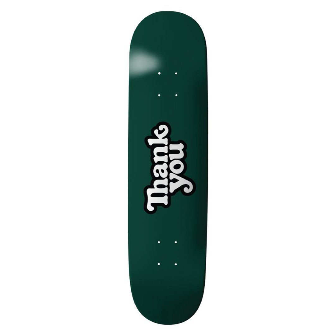 Thank You Logo Forest Green Deck 8.12
