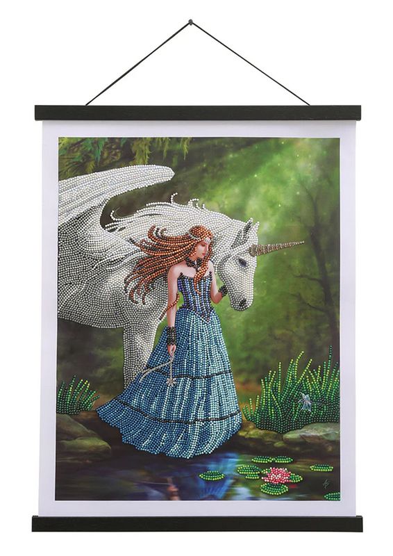 Craft Buddy Enchanted Pool Crystal Art Scroll Kit