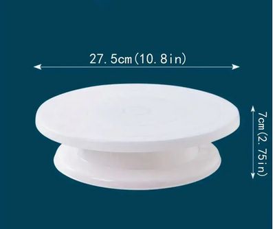 PM Hobbycraft White Decorating Cake Turntable