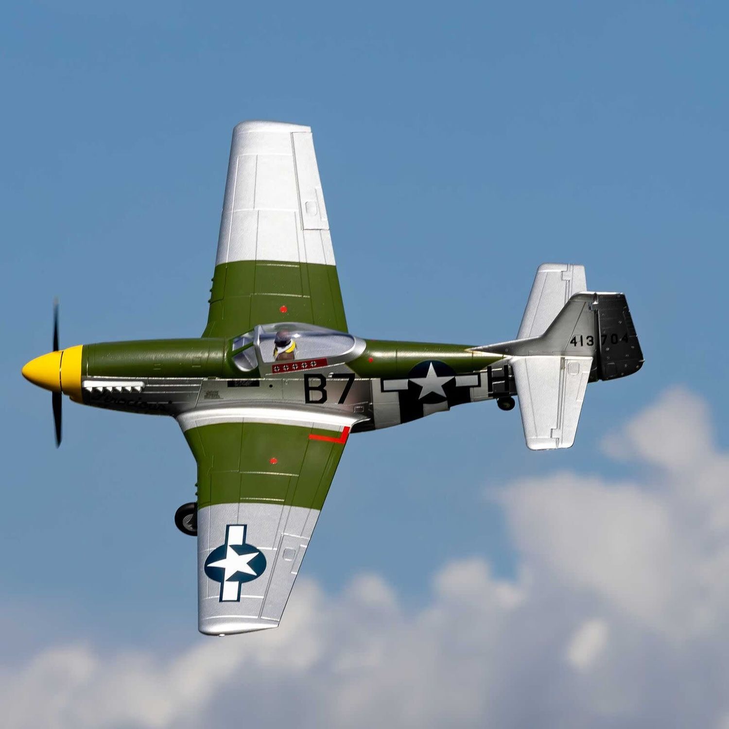 E Flite P-51D Mustang 1.0m BNF Basic with AS3X+ and SAFE Select