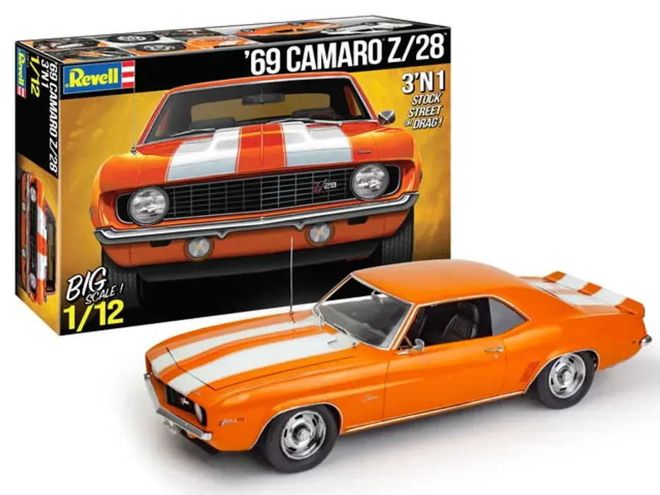Revell 1/12 1969 Chevy Camaro 3 in 1