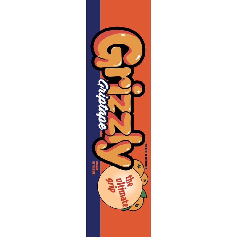 Grizzly Grip Sheet Chew On This Orange