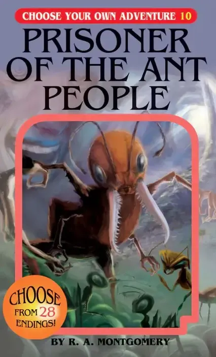 Chooseco Classic Prisoner Of The Ant People Choose Your Own Adventure Book